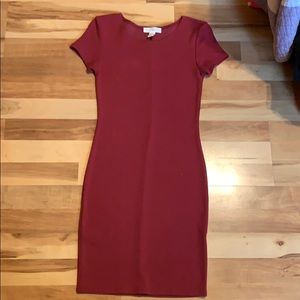 Slim above the knee dress